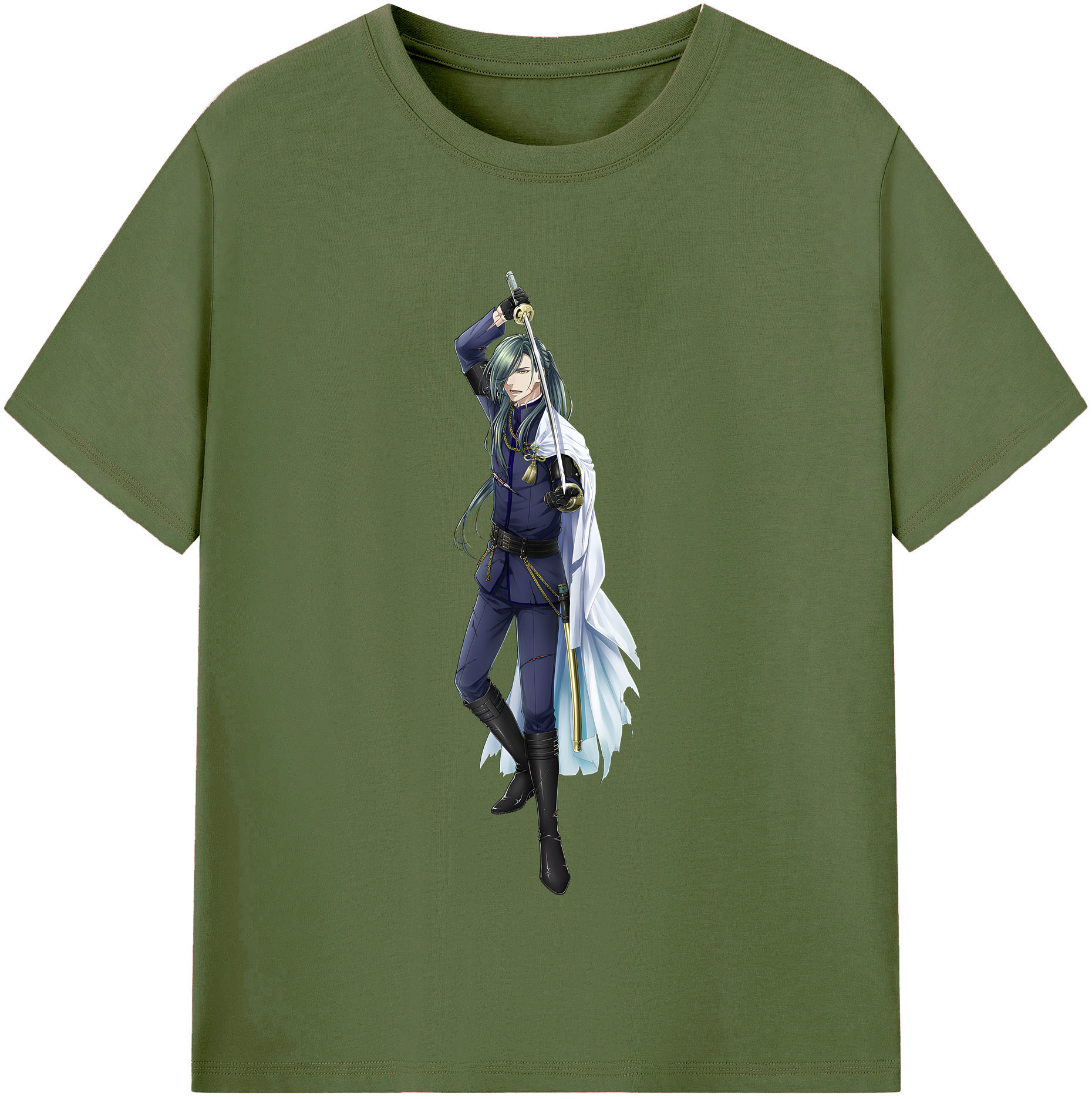 （画像用） 刀剣乱舞 Touken Ranbu 綿100％半袖Tシャツ（フロントプリント）